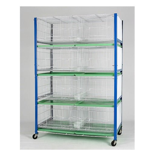 Eight Compartment Cage (Crown) for Bird Breeding or Pigeon Pairing