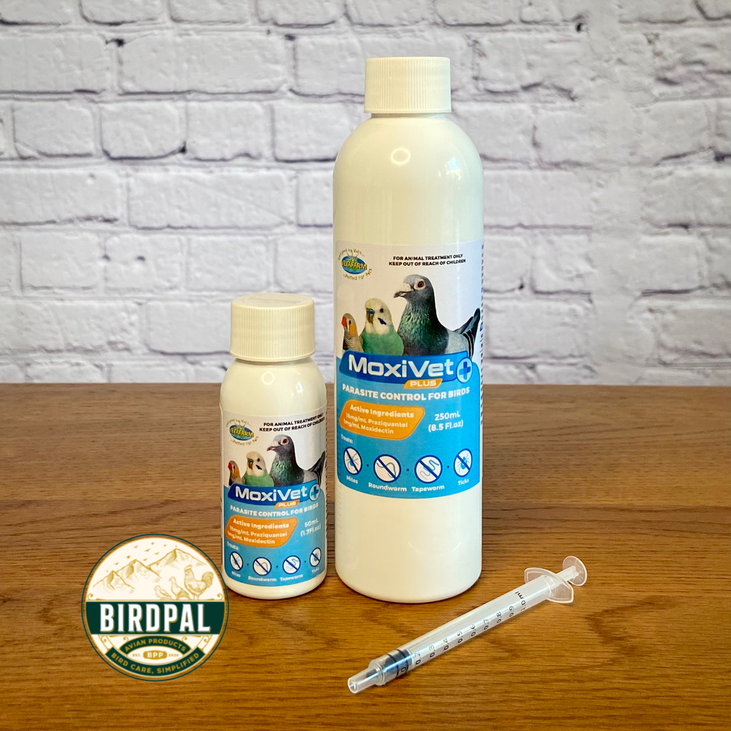 MoxiVet Plus - Moxidectin + Praziquantel Parasite Control for Birds