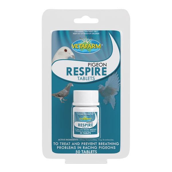 Pigeon Respire Tablets - 50 ct - Doxy & Bromhexine